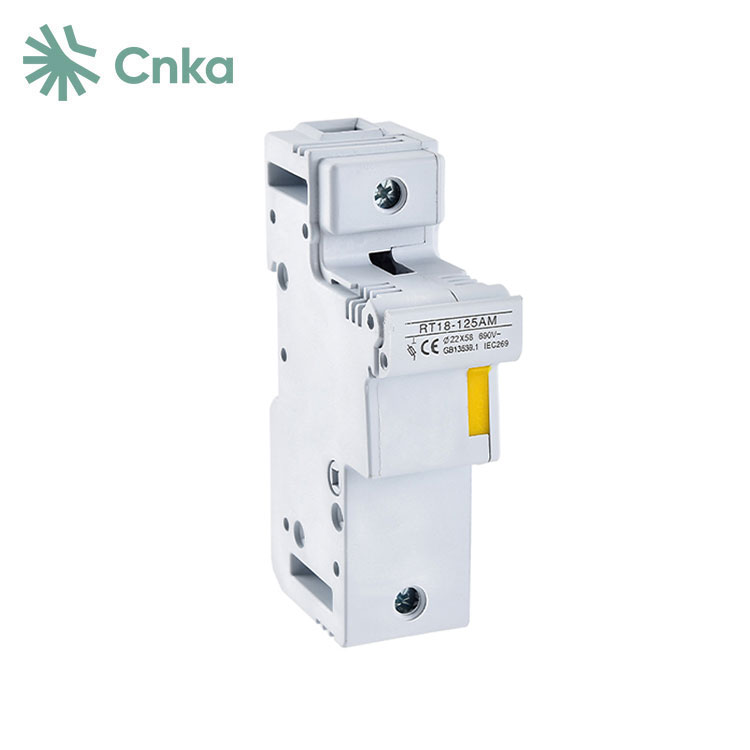 125A 22x58mm Din-rail vahelduvvoolu kaitsmehoidik
